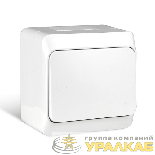 Выключатель 1-кл. ОП Nix 10А IP54 250В бел. TOKOV ELECTRIC TKE-NX-V1-C01-IP54 детальная картинка