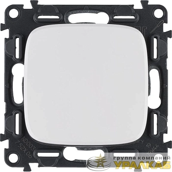 Механизм переключателя 1-кл. СП Valena Allure 10А IP20 250В 10AX с лиц. панелью безвинт. зажимы бел. Leg 752706