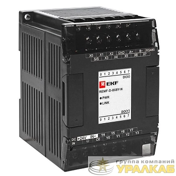 Модуль дискретного в/в REMF 8/8 N PRO-Logic EKF REMF-D-8X8Y-N
