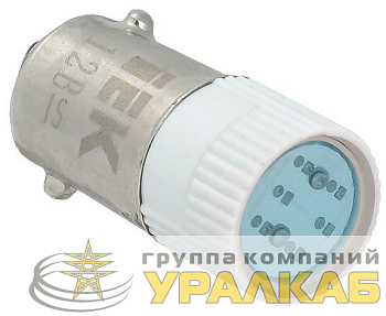 Лампа светосигнальная 12В син. сменная IEK BMS10-012-K07