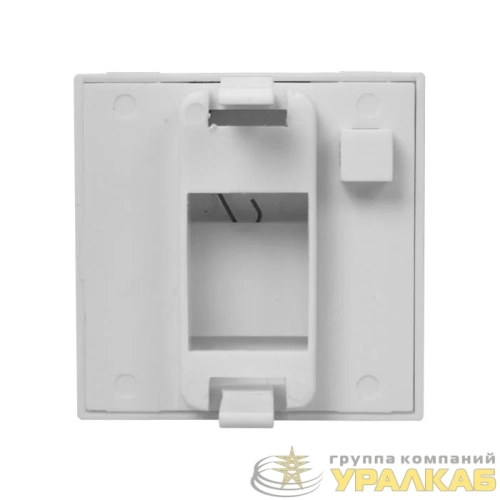 Панель лицевая 1 порт 45х45 Keystone шторка SUPRLAN 