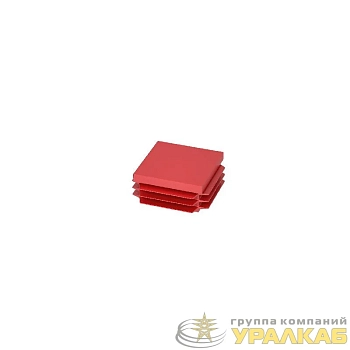 Заглушка для страт-профиля 41х41 ZU41-41 RAL3020 красн. КМ LO9901