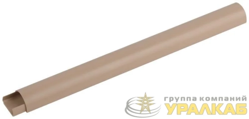 Кабель-канал 20х12 L2000 полукруглый беж. KK-20-12-B Эра 