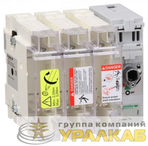 Корпус выключателя-разъединителя-предохранителя 3п 22х58 100А SchE GS2J3