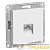Розетка компьютерная 1-м AtlasDesign RJ45 кат.5E механизм бел. SE 