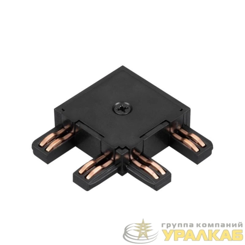 Коннектор угловой MAG-VIBE-CON-L90-POWER (BK) IP20 металл Arlight 