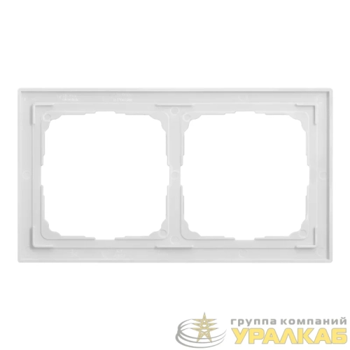 Рамка 2-м ArtGallery Pure матов. органич. стекло бел. SE 