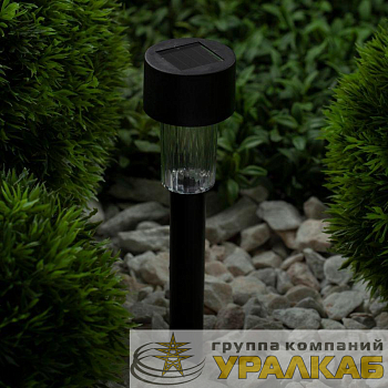 Светильник садовый SL-PL30 солнечная батарея черн. ПРОМО-бокс (уп.24шт) ЭРА Б0018974