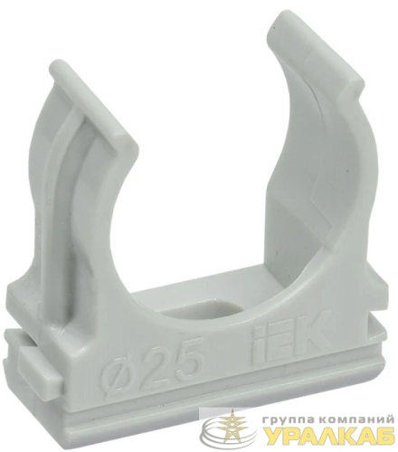 Держатель для труб (клипса) CF25 с защелкой ELASTA IEK CTA10D-CF25-K41-100 детальная картинка