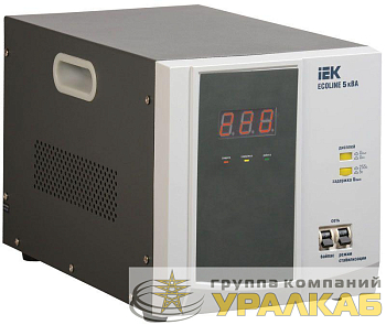 Стабилизатор напряжения Ecoline 5кВА переносной IEK IVS26-1-05000