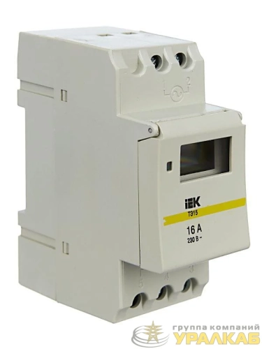 Таймер цифровой ТЭ15 16А 230В на DIN-рейку IEK MTA10-16 детальная картинка