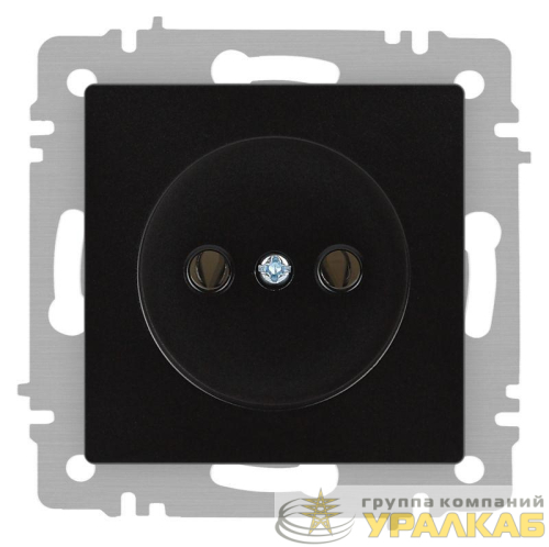 Розетка Accent 6-201-05 2P 16А-250В IP20 СУ антрацит Intro Б0063665 детальная картинка