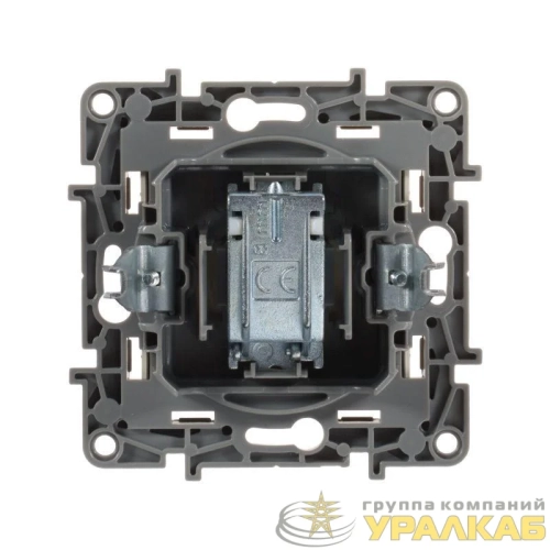 Розетка телевизионная TV СП Etika 2дБ 0-2400МГц с топологией "звезда" механизм сл. кость IEK 