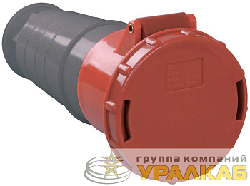 Розетка кабельная 63А 380В 3P+PE+N ССИ-235 IP54 IEK PSR22-063-5