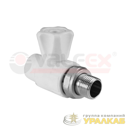 Кран шаровой для радиатора прямой 20х1/2дюйм (60/10) VALFEX 