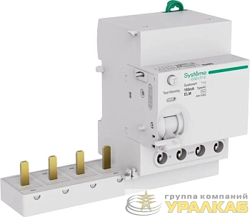 Блок дифференциального тока 4п 63А 100мА тип AC Systeme9 400В SE 