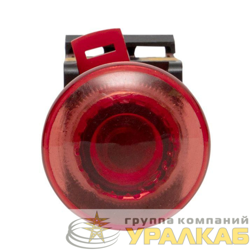 Кнопка "Грибок" AELA-22 NO+NC 220В с подсветкой красн. PROxima EKF pbn-aela-1r-220