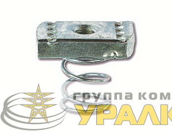 Гайка для подвешивания профиля (с удлиненной пружиной) М6х40 нерж. сталь INOX 316L (уп.50шт) DKC CM160600INOX316L