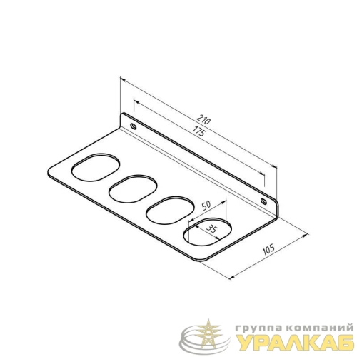 Держатель-органайзер для молотков и кувалд настенный черн. Rexant 