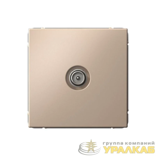 Розетка телевизионная проходная TV ArtGallery 4дБ механизм песочн. SE 