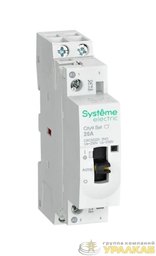 Контактор 2п City9 Set 2НО 20А AC 230В-230В SE 