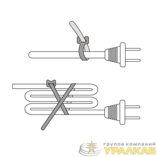 Хомут-липучка КСВ 12х135 черн. Fortisflex 