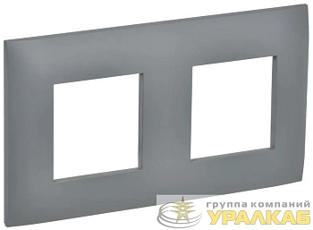 Рамка 2-м SKANDY SK-F02Gr сер. IEK SK-M22-K03