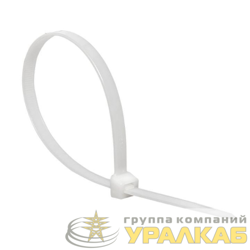 Хомут кабельный 4.8х200 нейл. бел. (уп.100шт) EKF plc-c-4.8x200 детальная картинка