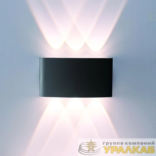 Светильник светодиодный PWL-80160 6Вт 4000К BL 230В IP44 фасадный JazzWay 