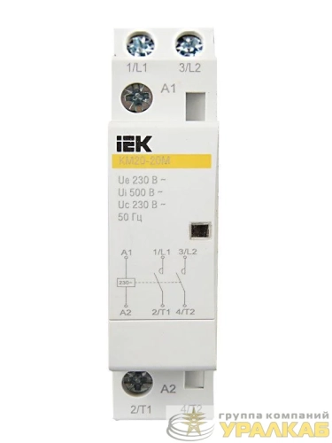 Контактор модульный КМ20-20М AC IEK MKK11-20-20 детальная картинка