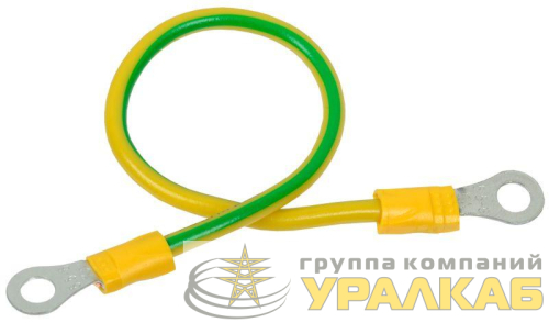 Проводник заземляющий 200мм d6мм 4кв.мм (уп.20шт) IEK CPZ50-200-04-1-06 детальная картинка