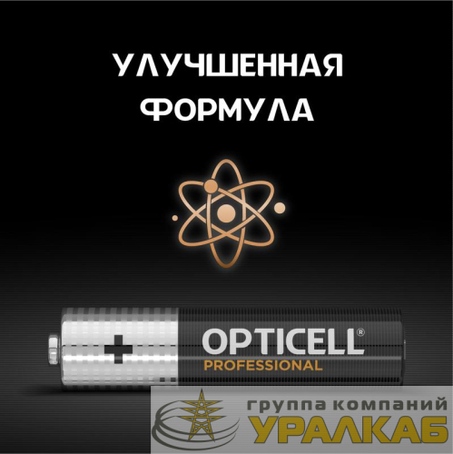 Элемент питания алкалиновый AAA/LR03 (блист. 4шт) Professional Opticell 5052002
