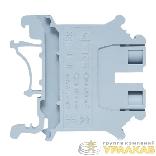 Колодка клеммная винтовая 6 UT сер. EKF 