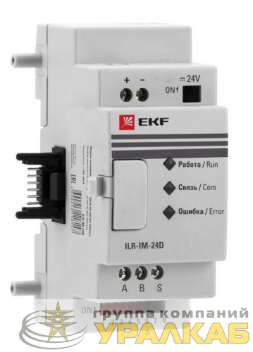 Модуль интерфейсный MODBUS RS 24В PRO-Relay PROxima EKF ILR-IM-24D детальная картинка