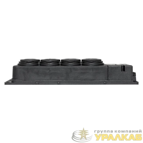 Колодка 4-м 16А IP44 2P+PE 230В с защ. крышками каучук PROxima EKF 