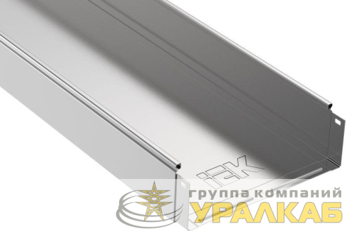 Лоток листовой неперфорированный 200х100 L3000 сталь 0.8мм IEK CLN10-100-200-3 детальная картинка