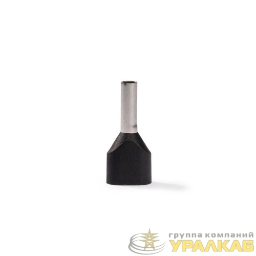 Наконечник штыревой втулочный изолированный НШВИ(2) 1.5-8 ЕВРО черн. КВТ 