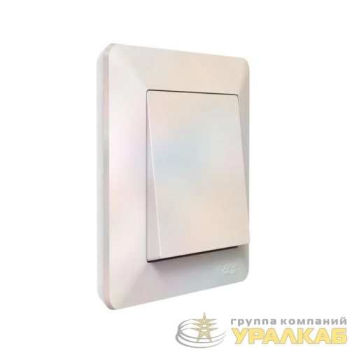 Рамка 1-м AtlasDesign Air жемчуж./дым. бел. SE 