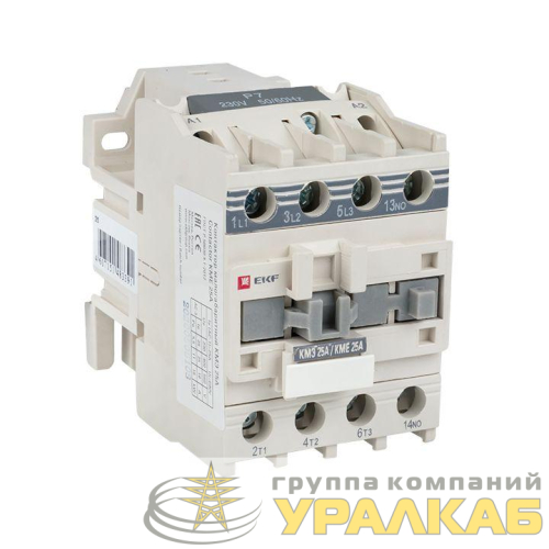 Контактор КМЭ 25А кат. 220В AC 1НО EKF ctr-s-25-220 детальная картинка