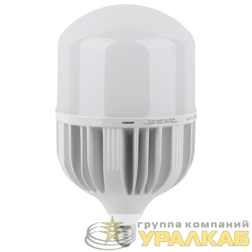 Лампа светодиодная высокомощная LED HW 100Вт T матовая 6500К холод. бел. E27 10000лм 140-265В с адаптером E40 угол пучка 200град. PF>/=09 (замена 1000Вт) OSRAM 4058075577015 детальная картинка