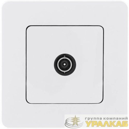 Розетка телевизионная проходная TV Inspiria 14дБ 5-862мГц механизм бел. IEK 