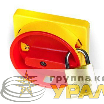 Ручка для переключателя кулачк. красн. желт. площадка 67х67 модель 42 DKC AZ4201