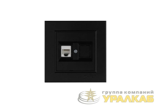Розетка компьютерная Karea черн. Makel 