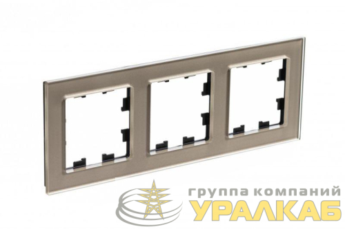 Рамка 3-м AtlasDesign Nature стекло шампань SE ATN320503