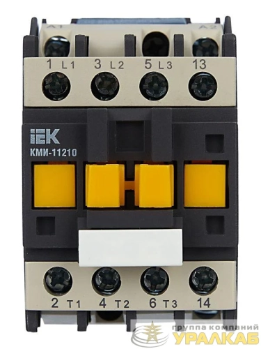 Контактор КМИ-11210 12А 230В/АС3 1НО IEK KKM11-012-230-10 детальная картинка
