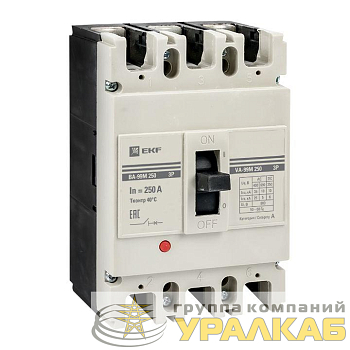 Выключатель автоматический 3п 250/250А 35кА ВА-99М PROxima EKF mccb99-250-250m