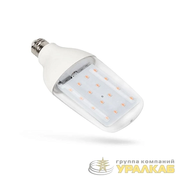 Лампа светодиодная LED-B82-12W/SPBR/E27/CL PLP33WH 12Вт DOUBLESIDE прозрачная E27 для растений спектр для рассады и досвечивания в период роста Uniel 