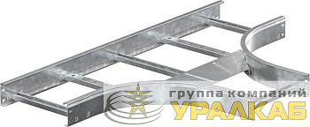 Ответвитель для лотка Т-образ. 55х600 R300 HDZ LESTA IEK 