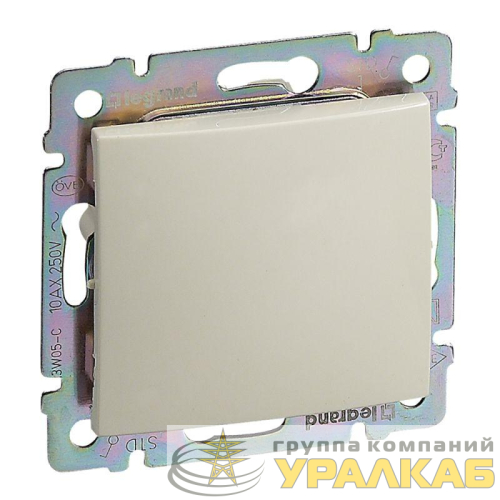 Выключатель 1-кл. СП Valena 10А IP31 механизм сл. кость (DIY-упак.) Leg 695600 детальная картинка