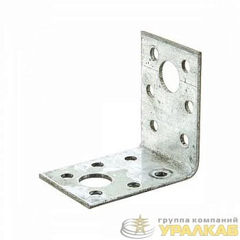 Угол крепежный 50х50х35 цинк Zitar 